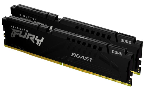 Kingston Technology FURY Beast 64GB 6000MT/s DDR5 CL36 DIMM (Kit of 2) Black EXPO Kingston Technology FURY Beast 64GB 6000MT/s DDR5 CL36 DIMM (Kit of 2) Black EXPO